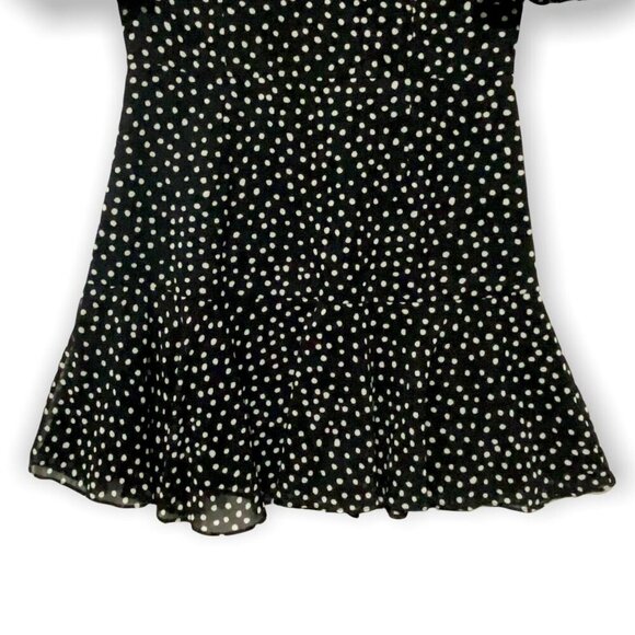 NWT KEEPSAKE THE LABEL Moonshine Dress In Black with Ivory Spots, Size XL‎ - Picture 8 of 13